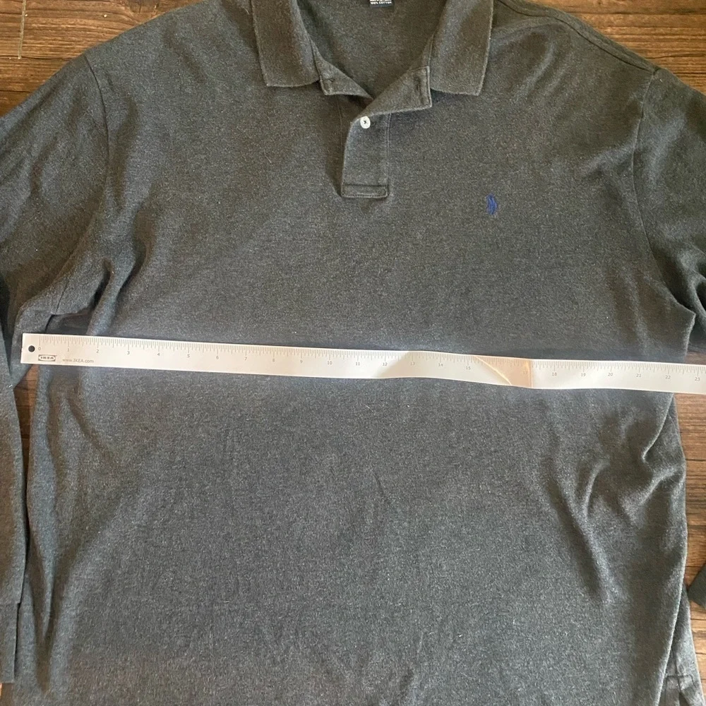 Polo by Ralph Lauren Men's Gray Long Sleeve Shirt L